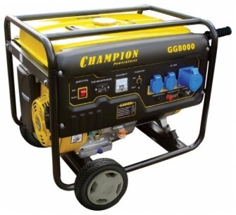 Бензиновый генератор Champion GG8000 фото 1 &mdash; RAZ-TOOLS